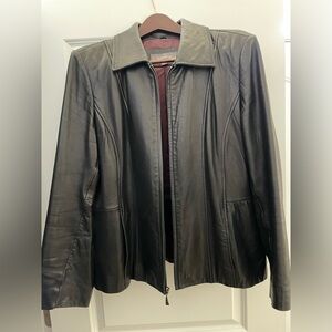 Women’s Liz Claiborne Leather Jacket Size XL